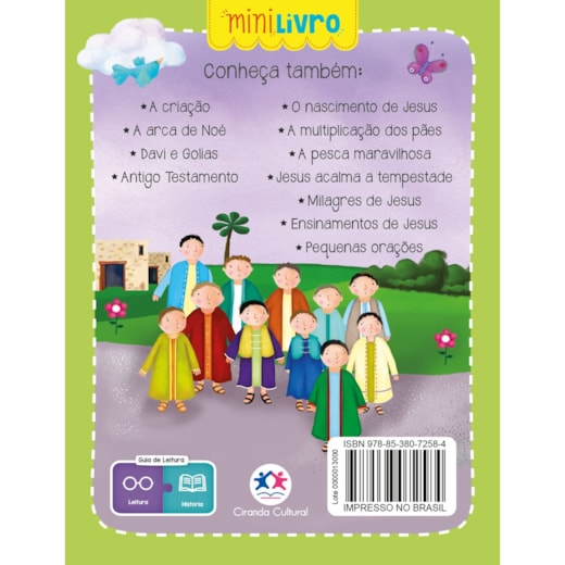 Livro Minilivro Histórias da Bíblia - José filho de Jacó