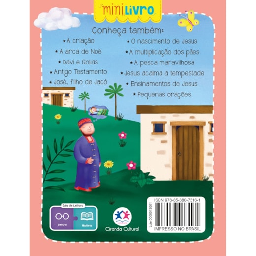 Livro Minilivro Histórias da Bíblia - Milagres de Jesus