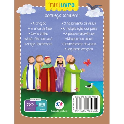 Livro Minilivro Histórias da Bíblia - Jesus acalma a tempestade