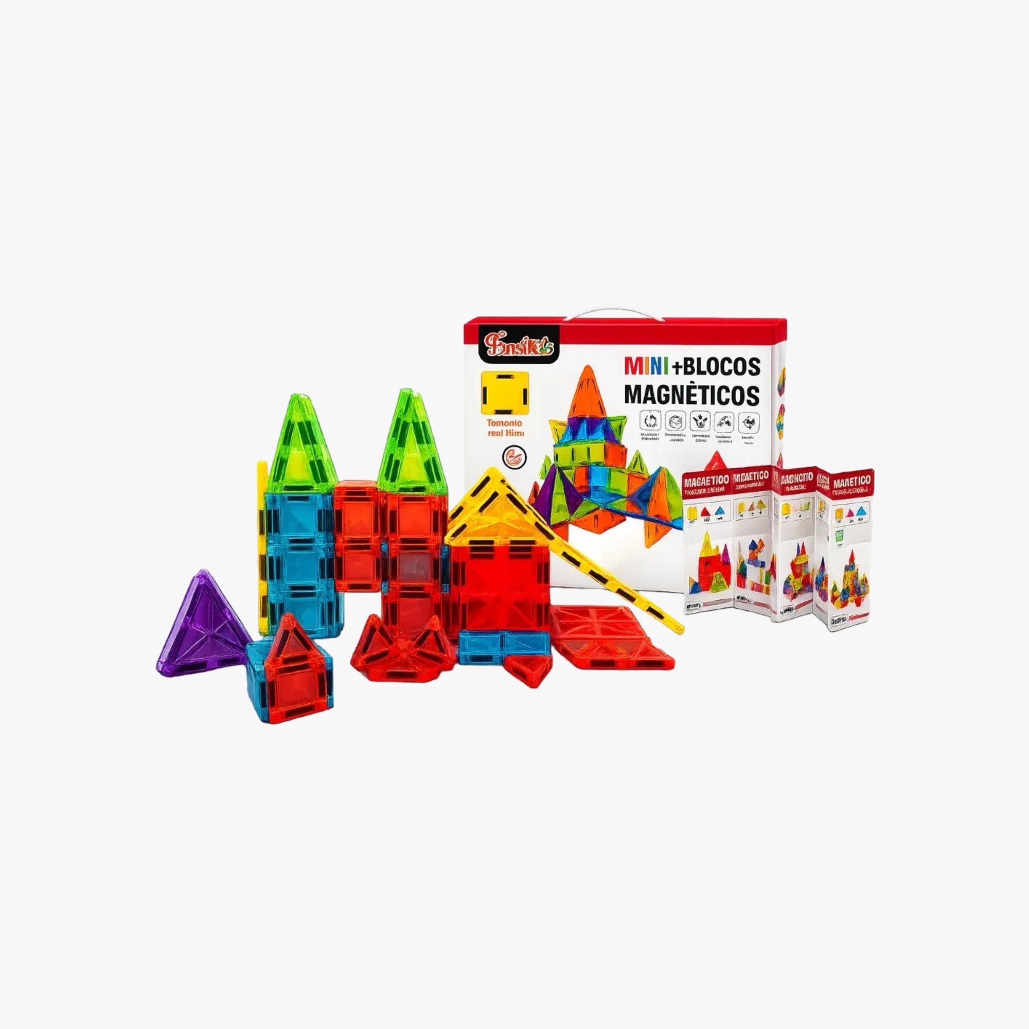 Blocos Magnéticos 76 Peças