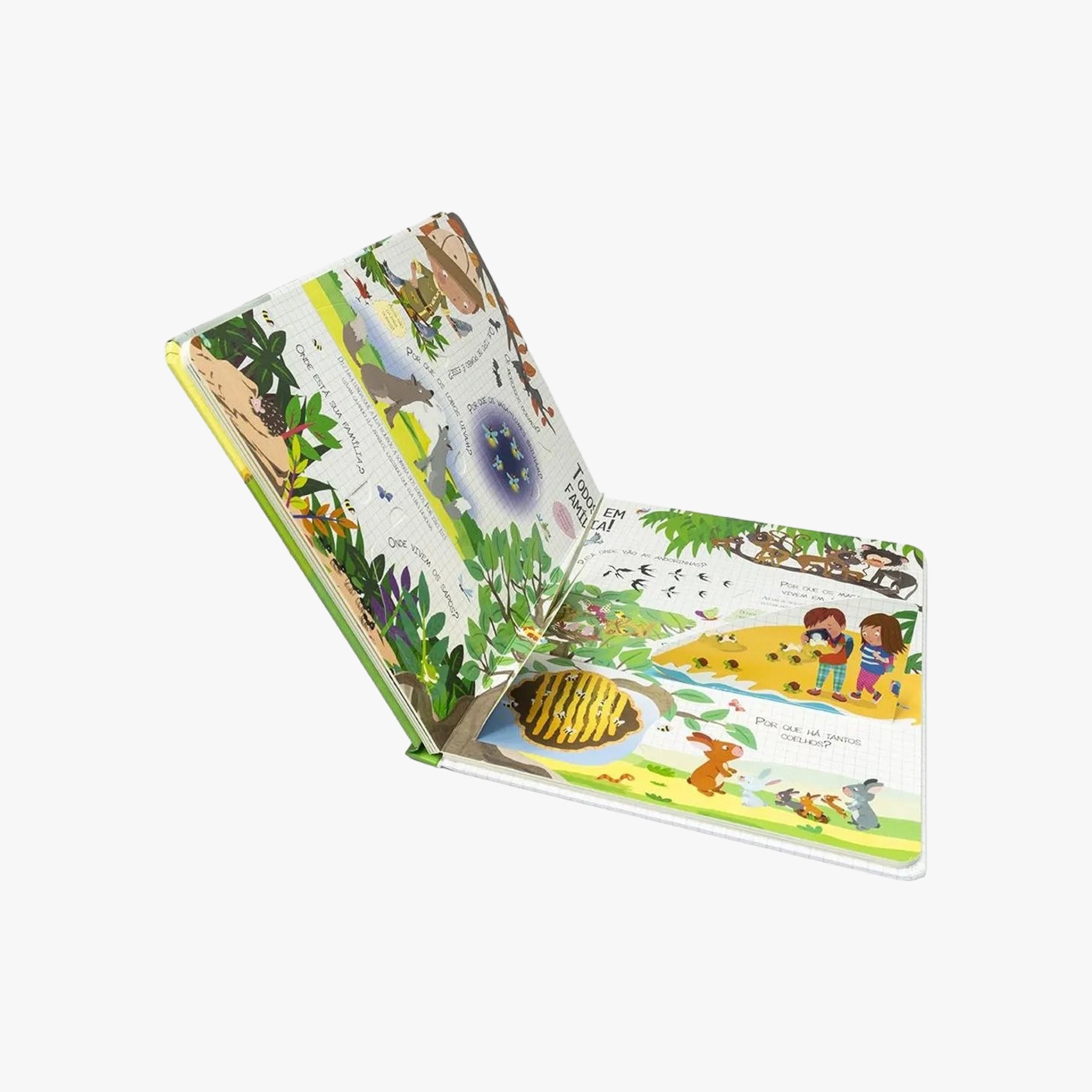 Livro com Abas: Questione e Descubra Animais