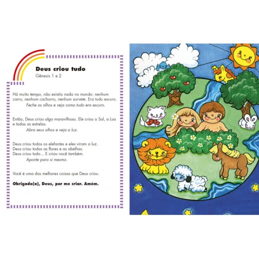 Livro Capa dura Bíblia do bebê - Histórias bíblicas