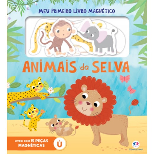 Livro Magnético Animais da Selva