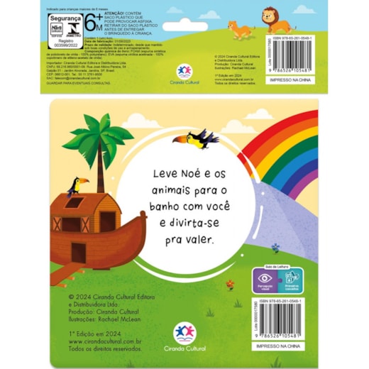 Livro de Banho A arca de Noé