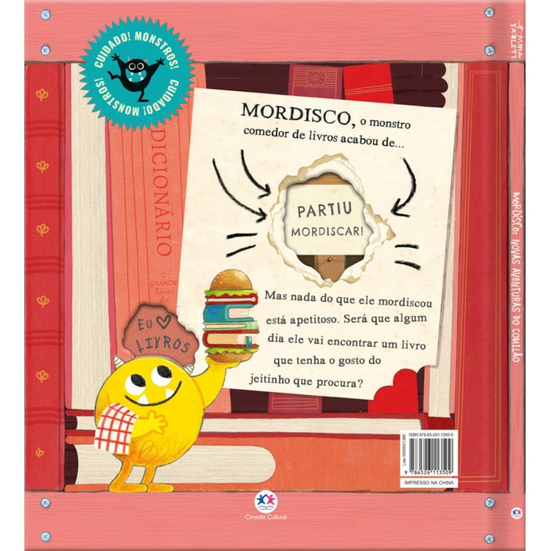 Livro Mordisco: Novas Aventuras do Comilão - Emma Yarlett