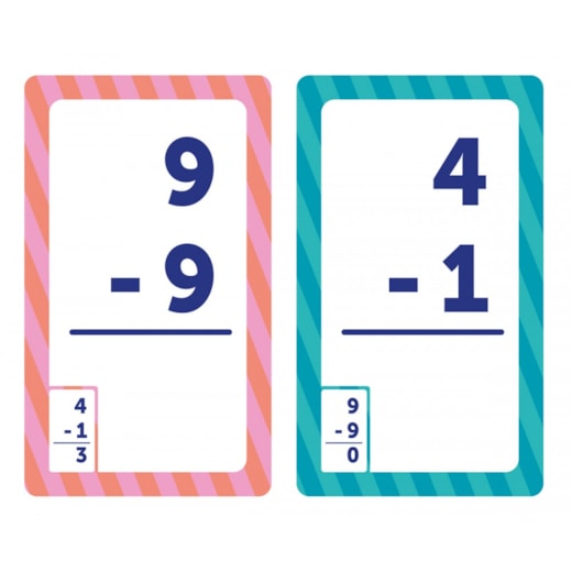 Livro Apoio Escolar Flash Cards - Subtraction
