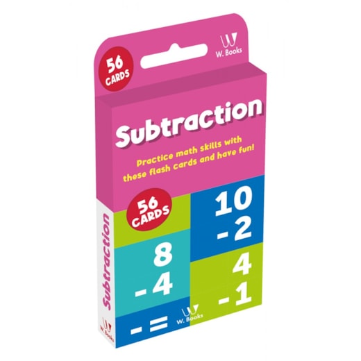 Livro Apoio Escolar Flash Cards - Subtraction