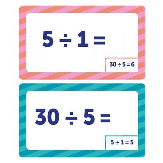 Livro Apoio Escolar Flash Cards - Division