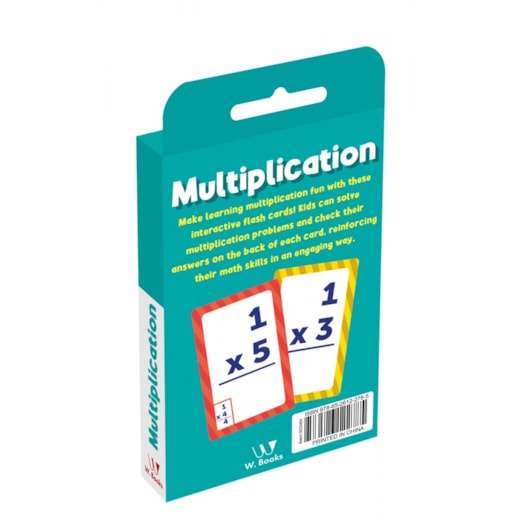 Livro Apoio Escolar Flash Cards - Multiplication