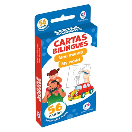 Livro Flash Cards Cartas Bilíngues - Meu Mundo - My World