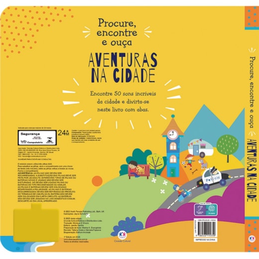Livro Sonoro Aventuras na Cidade