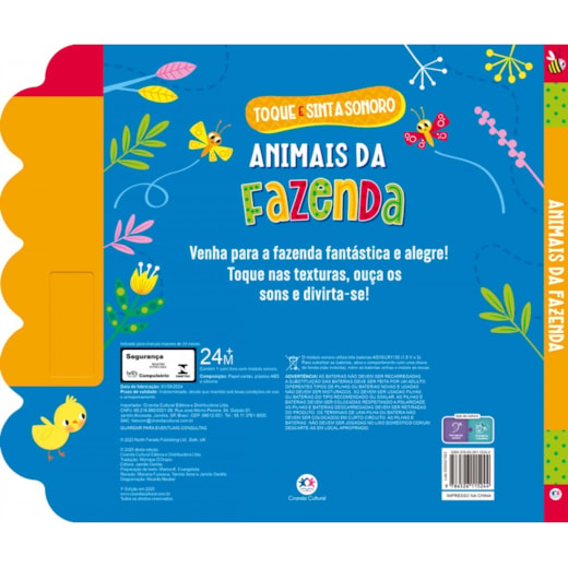 Livro Sonoro Animais da Fazenda
