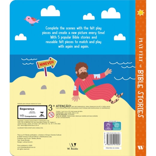 Livro Bible Stories - With felt play pieces