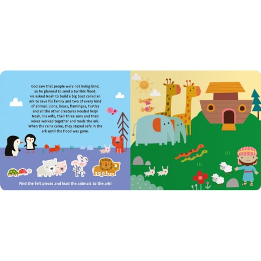 Livro Bible Stories - With felt play pieces