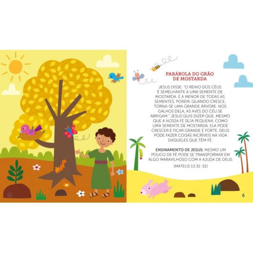 Livro Almofadado Pequeno - Parábolas de Jesus