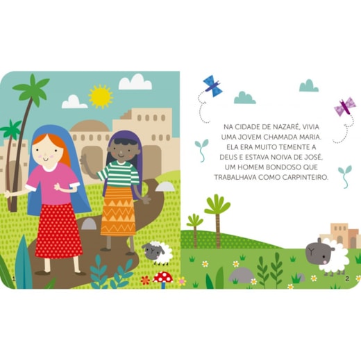 Livro Almofadado Pequeno - O nascimento de Jesus
