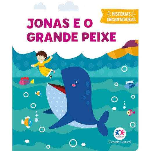 Livro Almofadado Pequeno - Jonas e o Grande Peixe