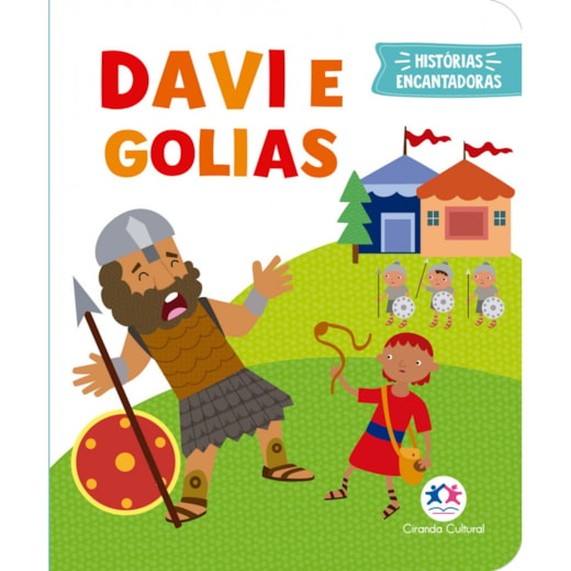 Livro Almofadado Pequeno - Davi e Golias