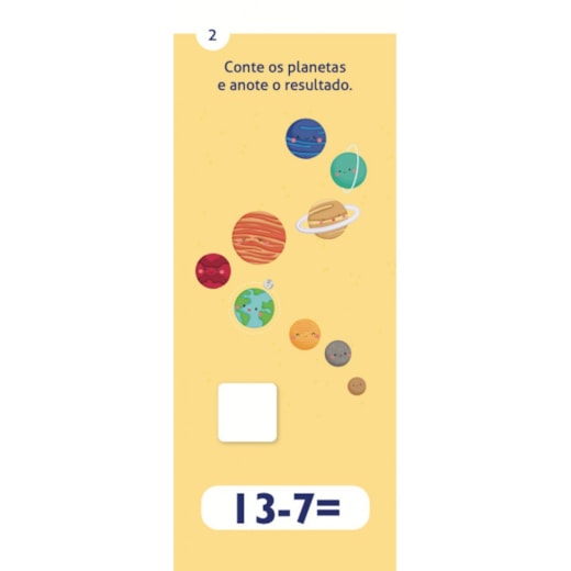 Livro Apoio Escolar Flash Cards - Subtração