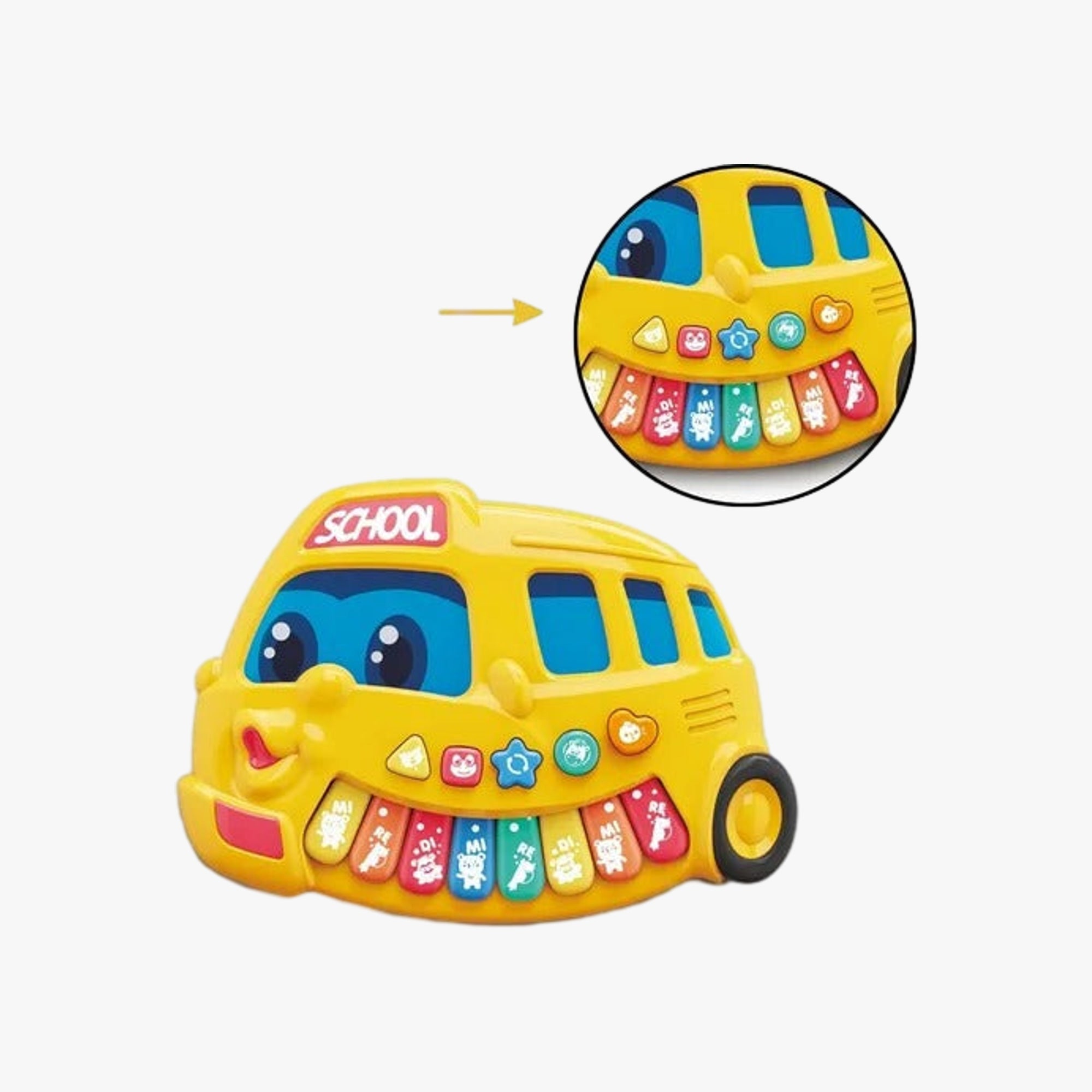 Teclado Musical Ônibus Escolar