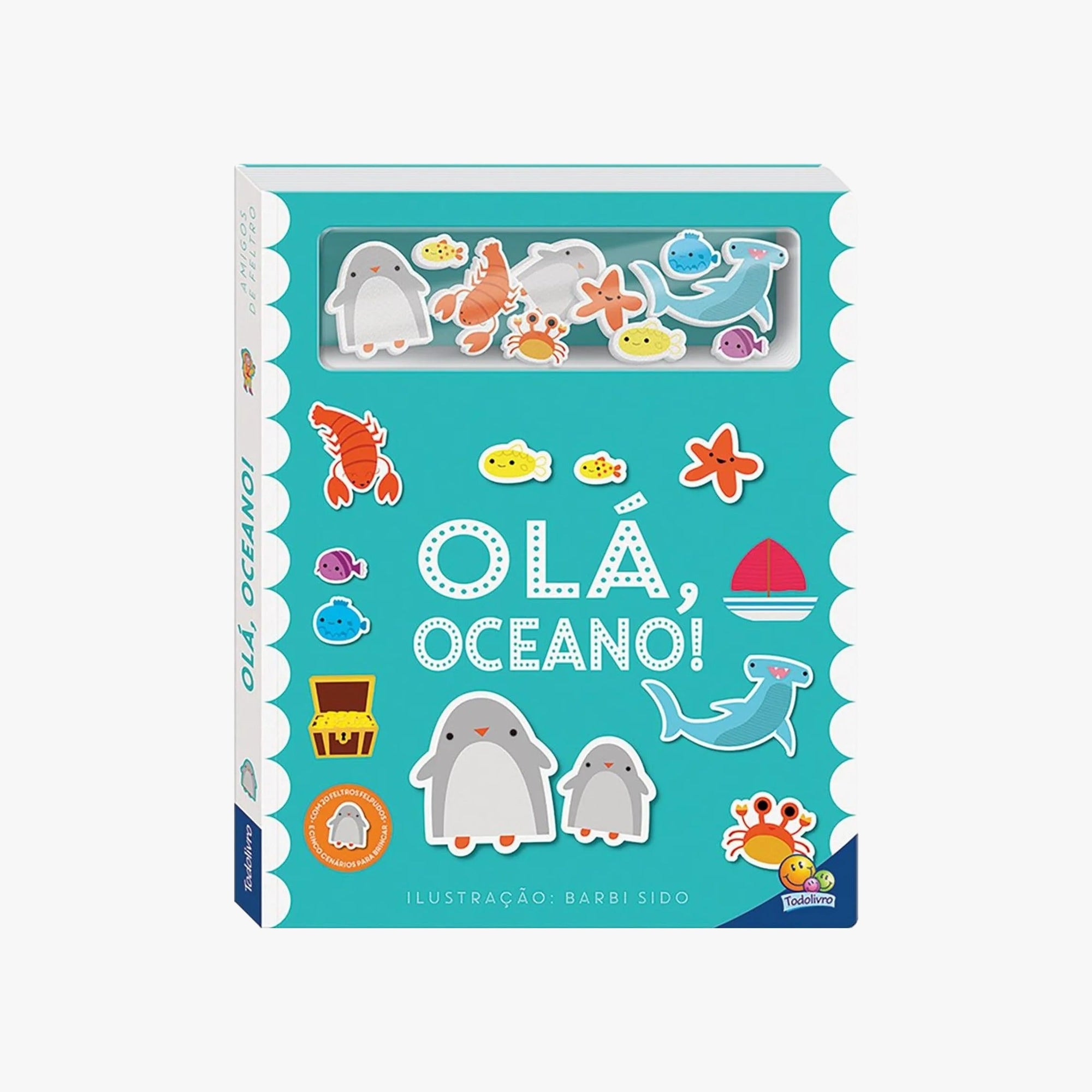 Livro Amigos de Feltro: Olá, Oceano!