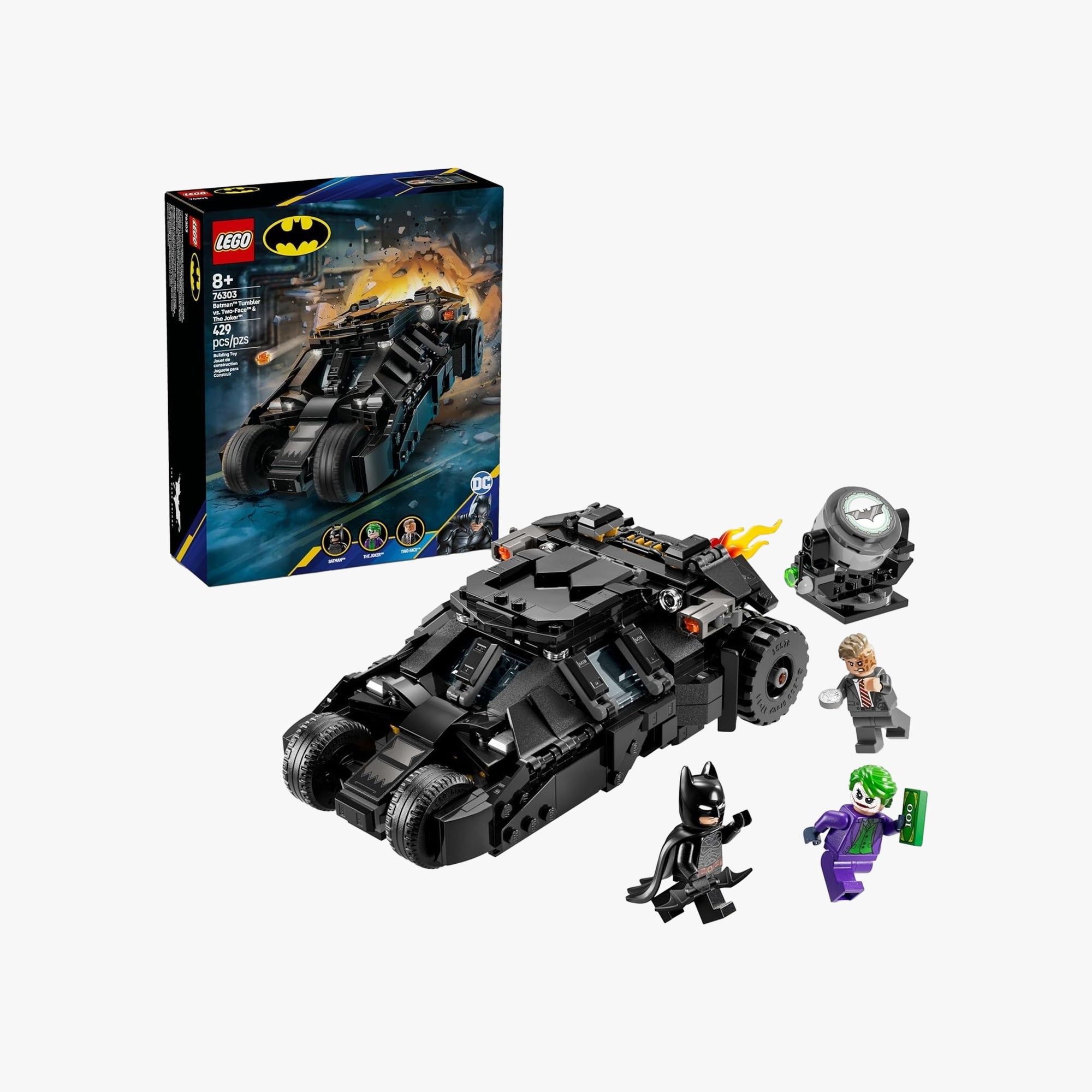 Lego Batman Tumbler + Coringa e Duas-Caras - Super Conjunto DC