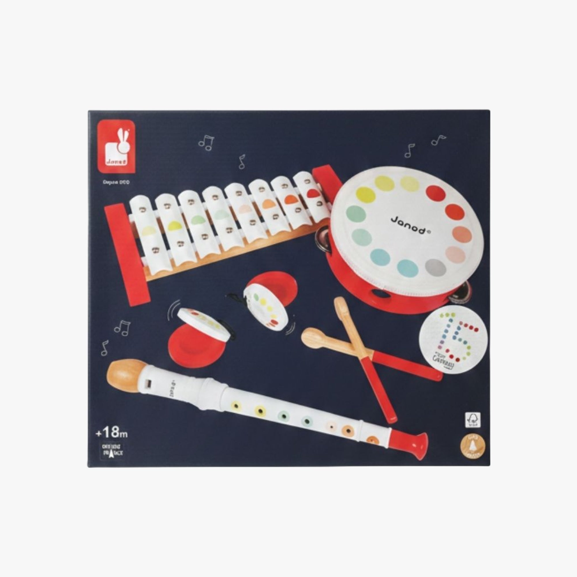 Meu Primeiro Conjuntinho Musical 4 em 1 Confetti