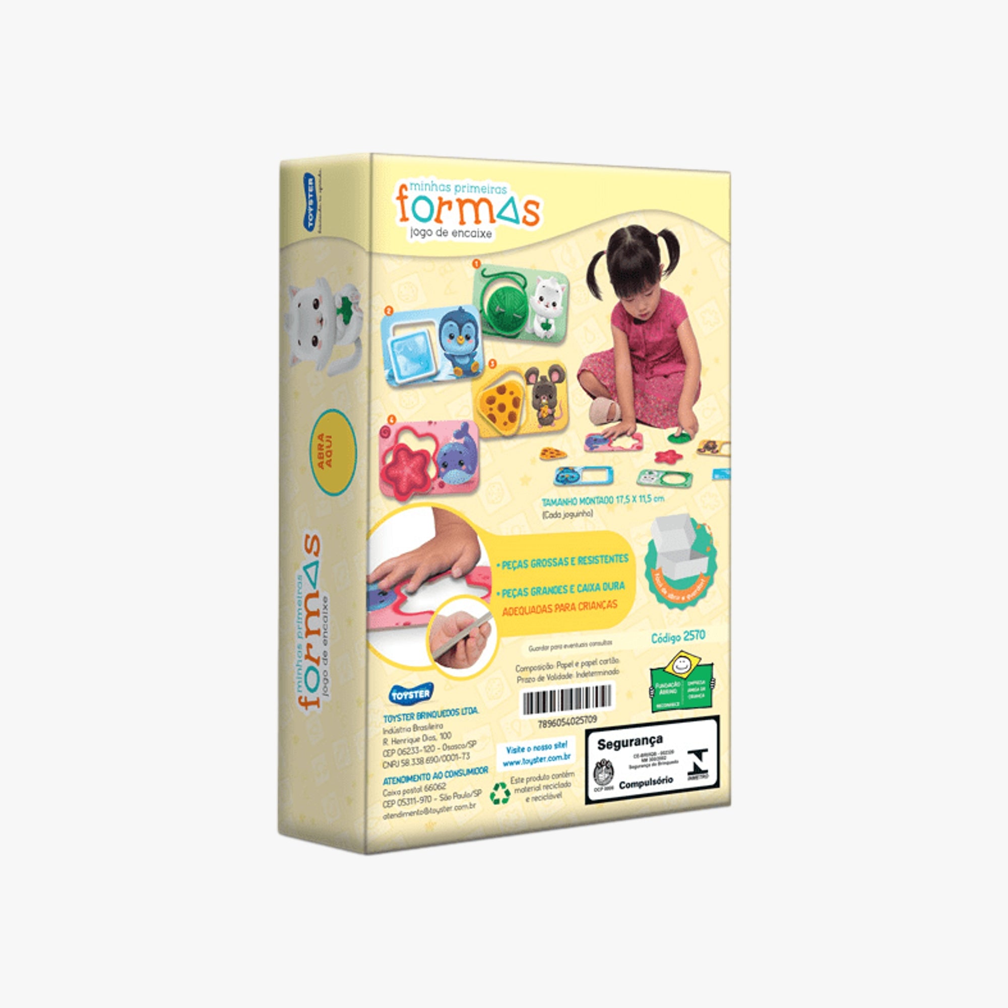 Jogo de Encaixe Minhas Primeiras Formas