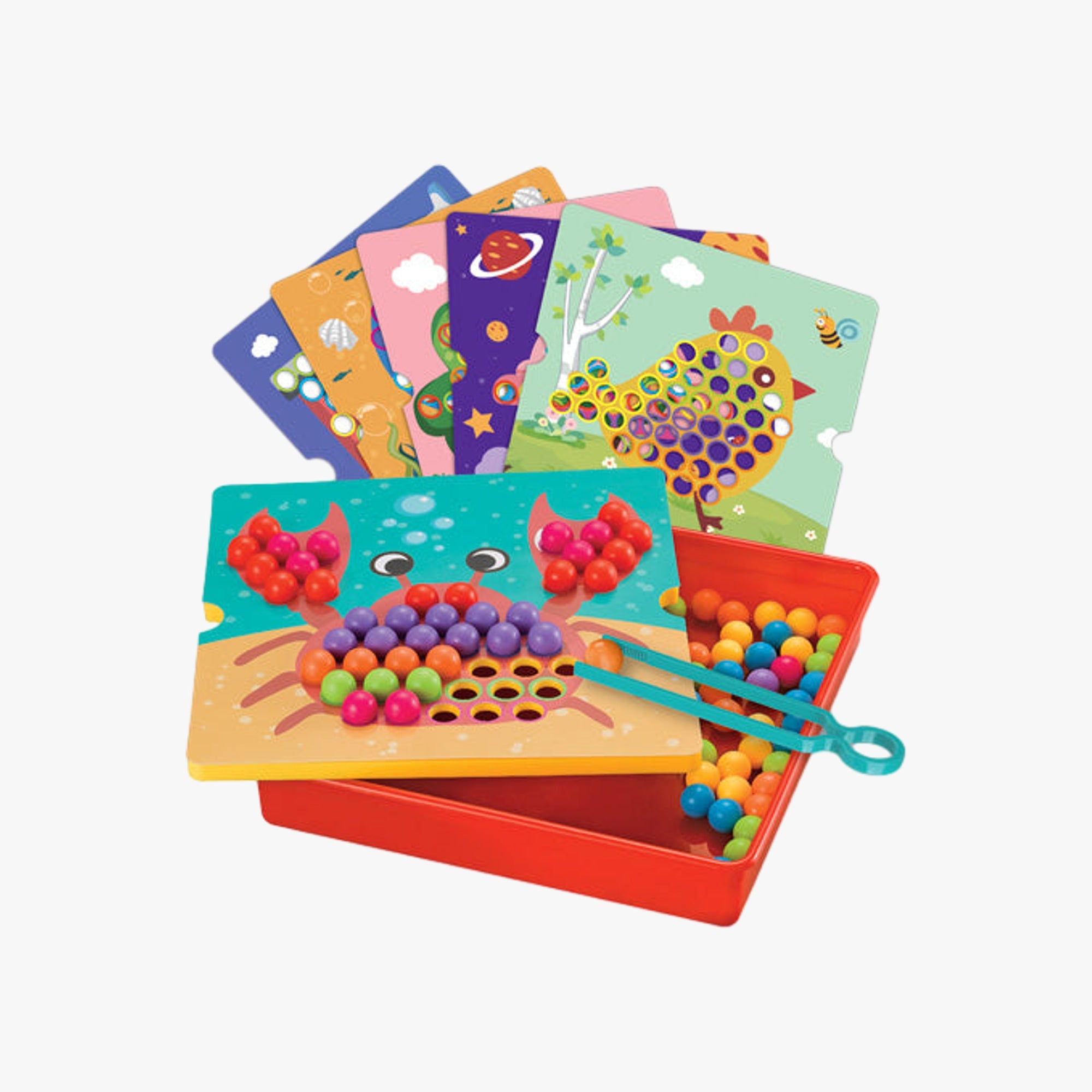 Jogo Educativo de Coordenação e Aprendizado Follow Beads