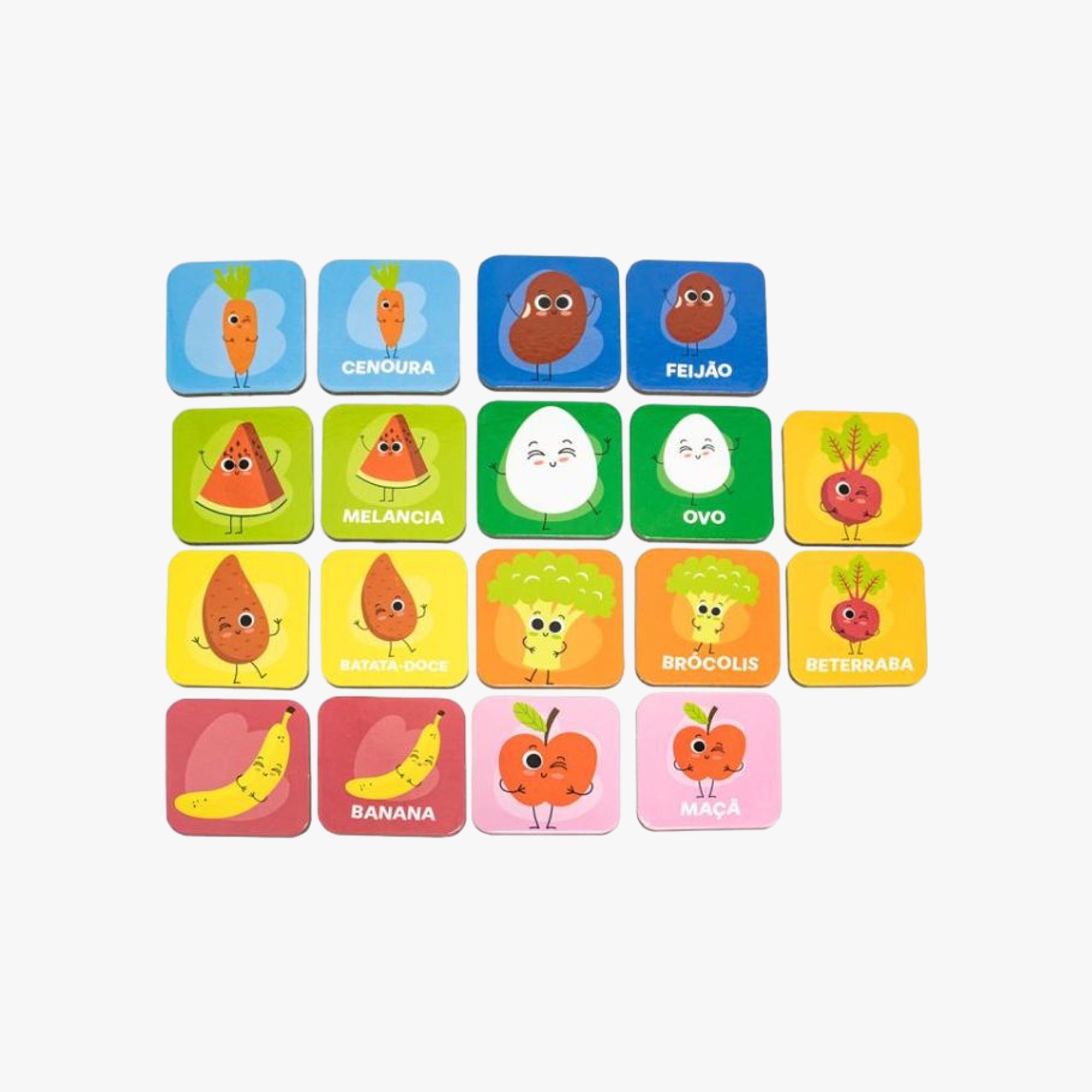 Kit Jogo da Memória e Livro Alimentos