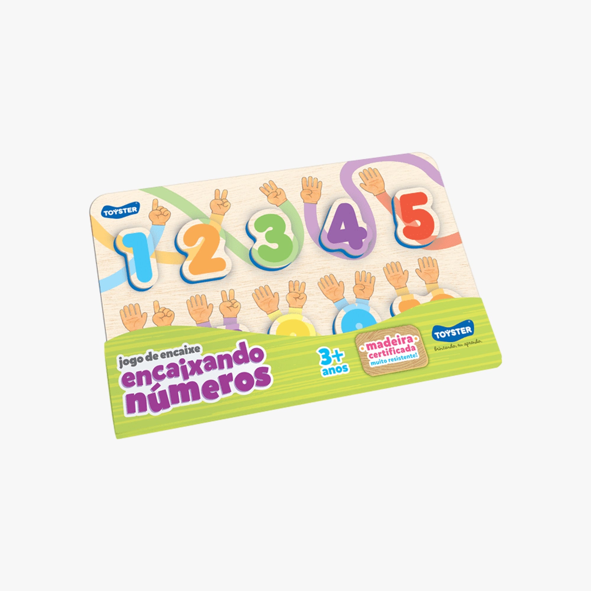 Quebra-Cabeça Infantil de Encaixe Números