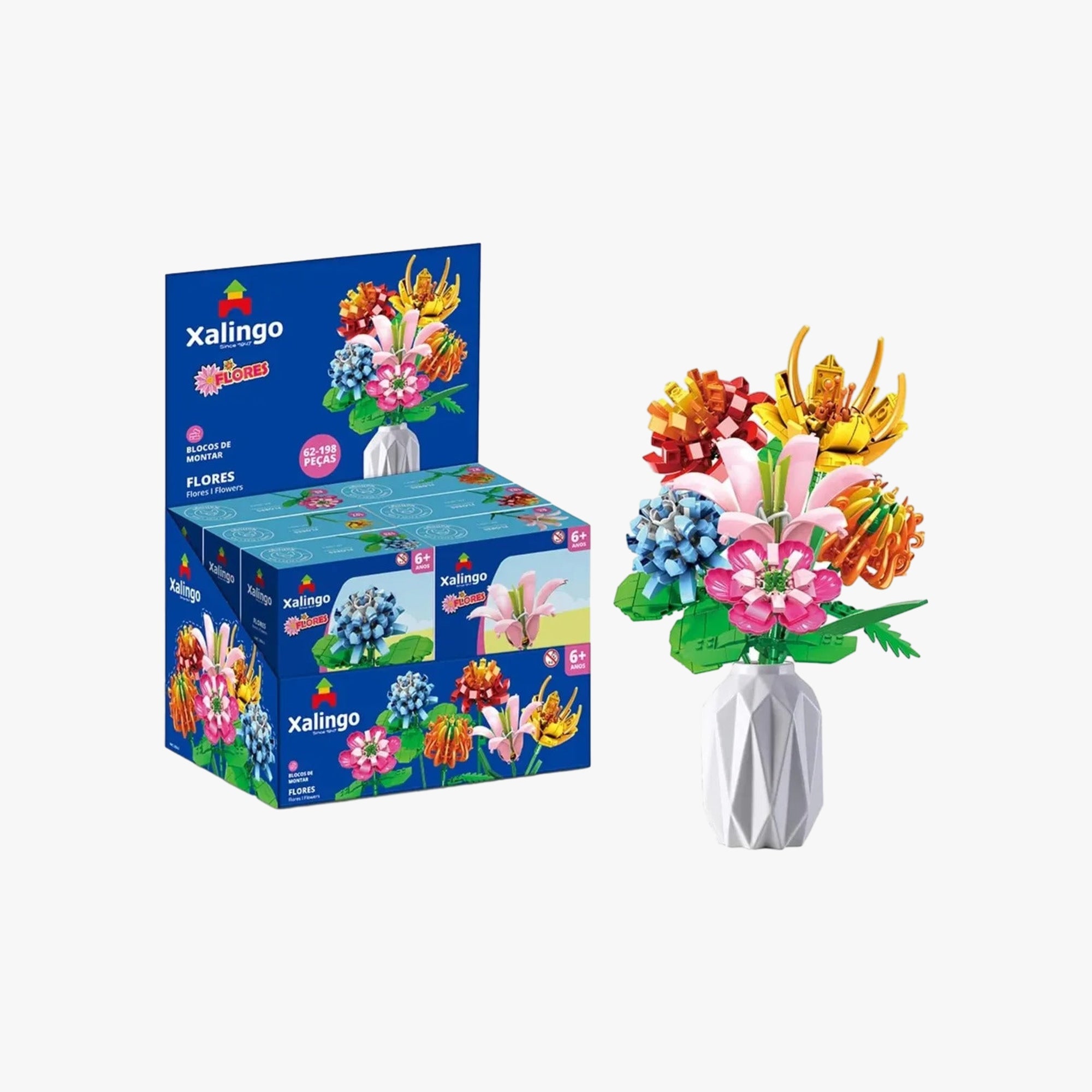 Blocos de Montar Flores - Sortido