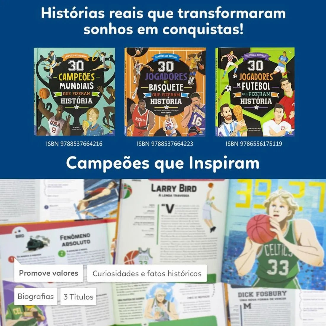 Livro 30 Campeões Mundiais que Fizeram História