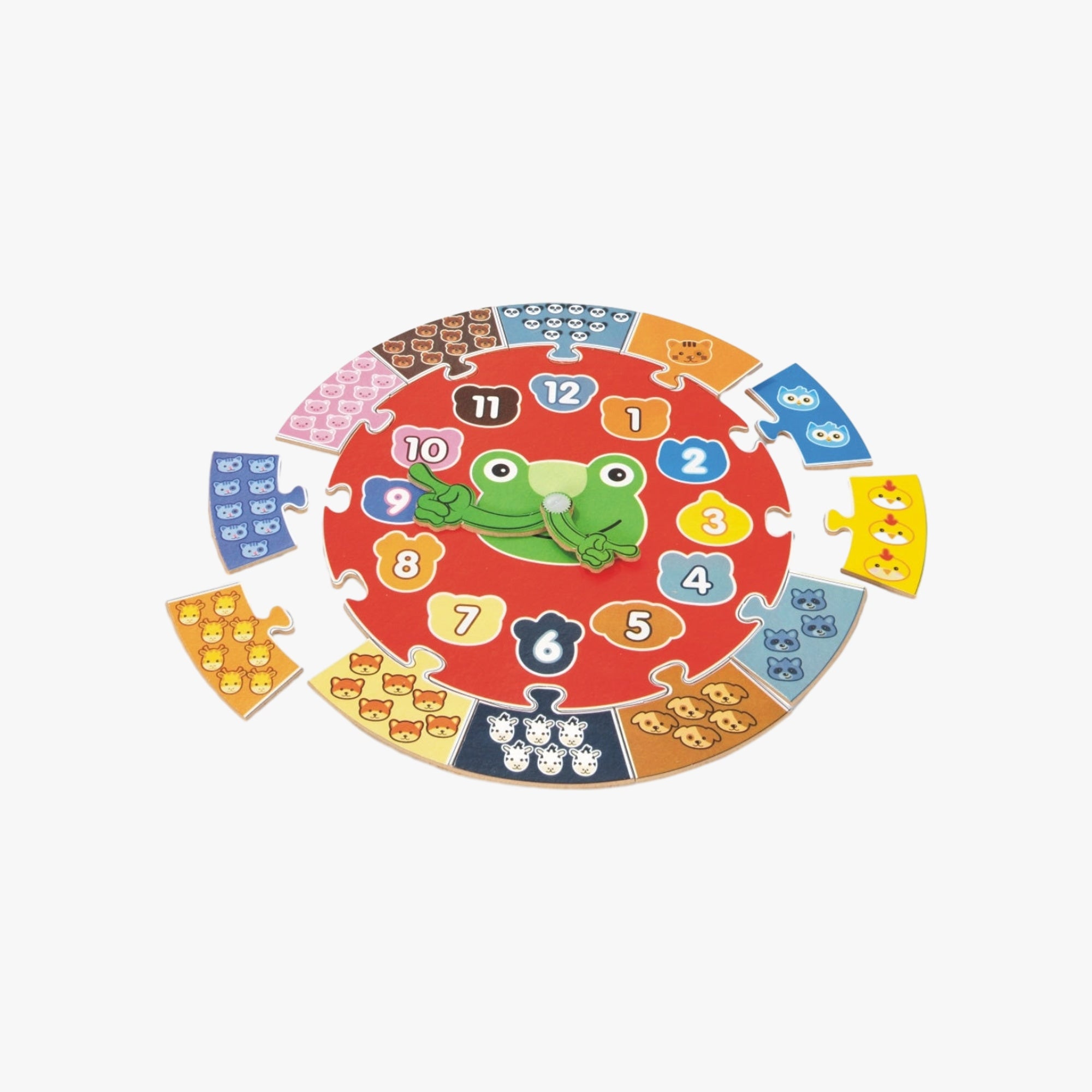 Brinquedo Educativo Aprendendo as Horas Sapinho