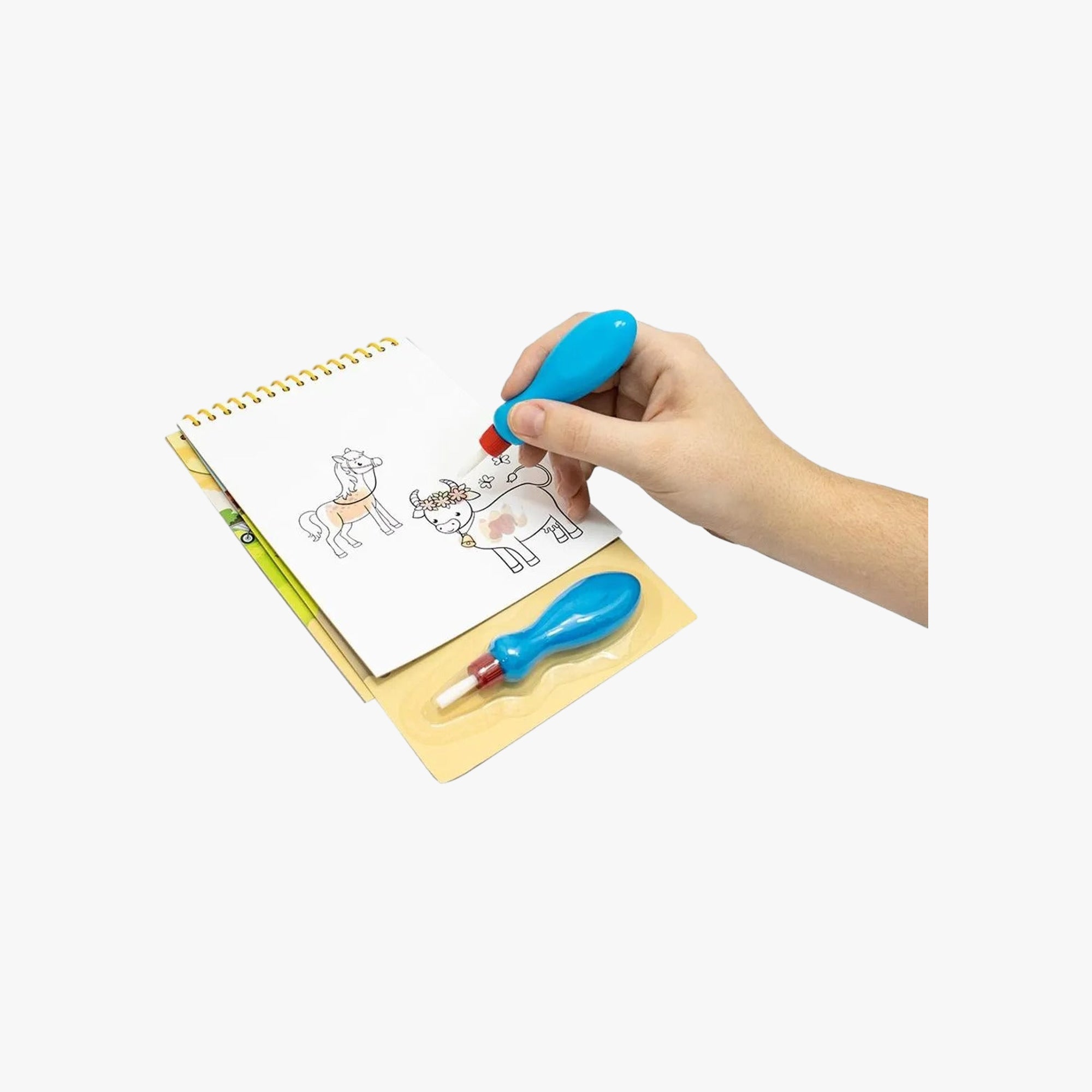 Livro Infantil Aquabook Com Atividade Fazenda