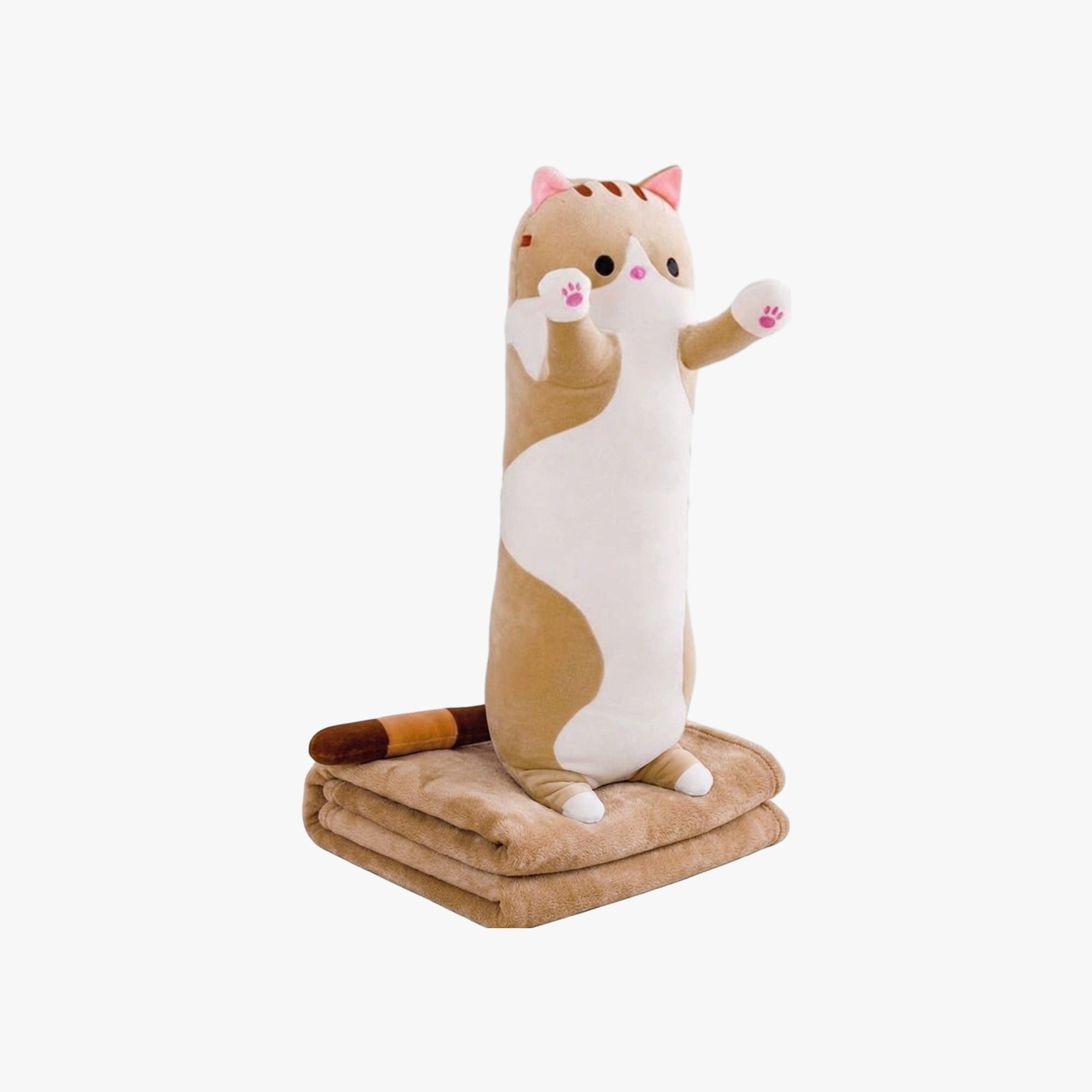 Pelúcia com Mantinha 2 em 1 - Gato