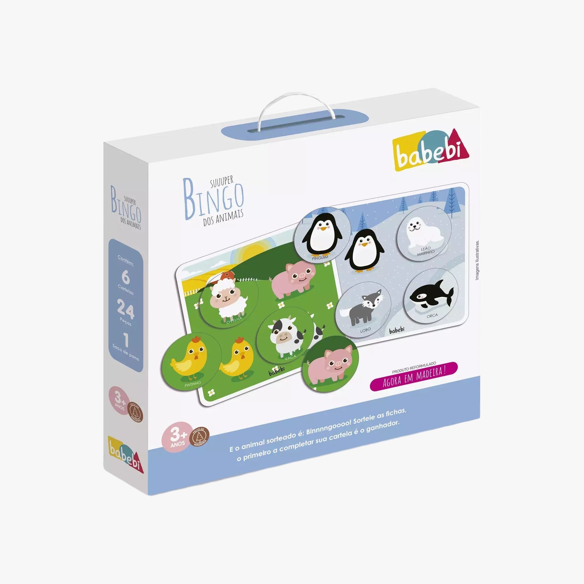 Jogo Super Bingo dos Animais