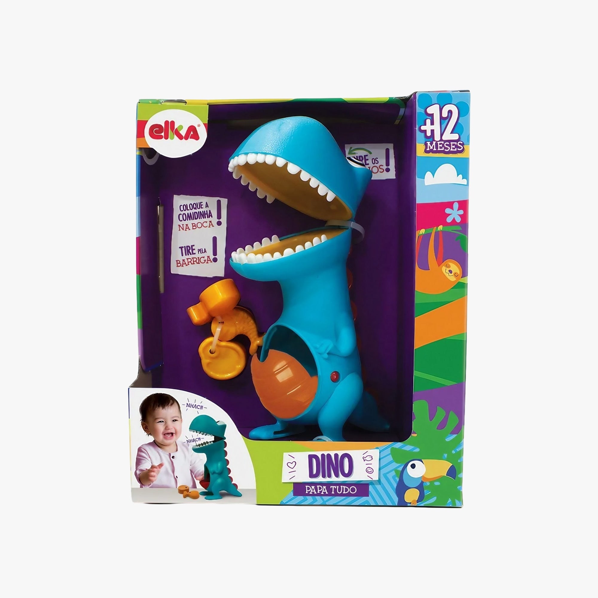 Brinquedo para Bebe Dino Papa Tudo
