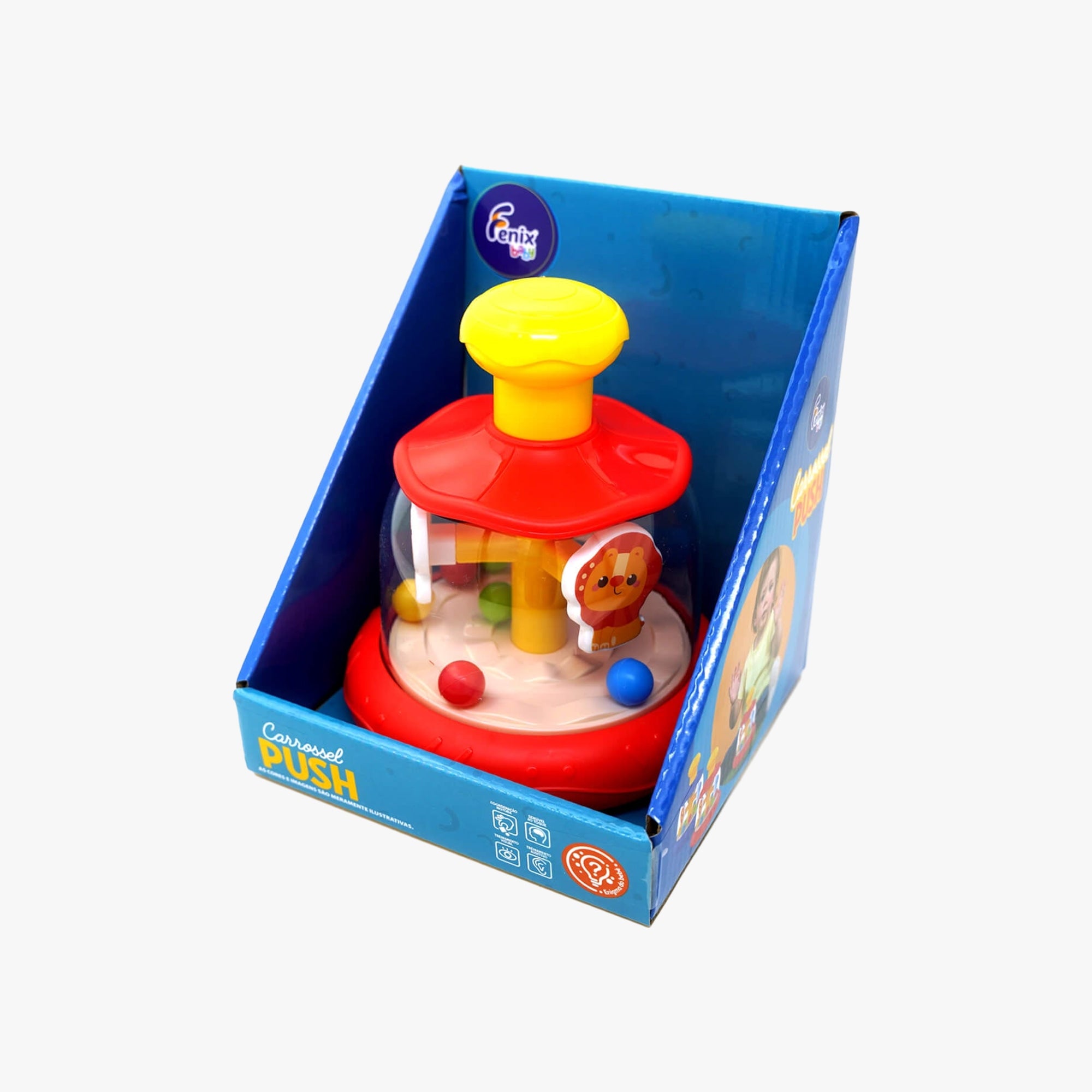 Brinquedo Carrossel Giratório com Bolinhas