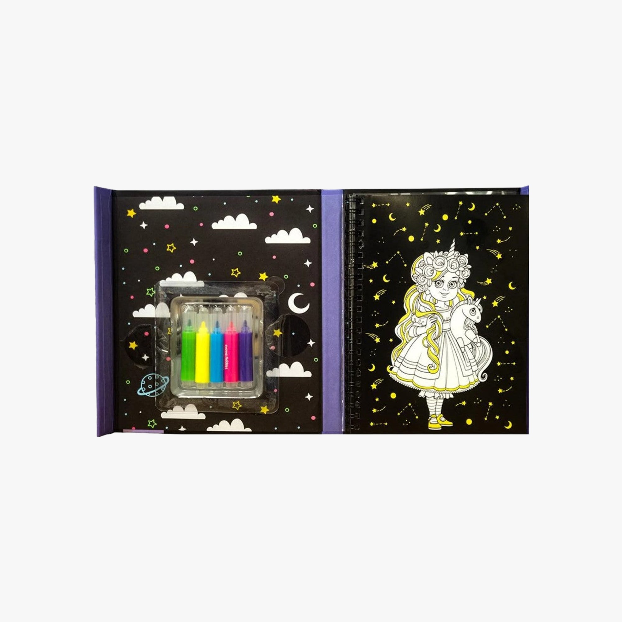 Livro de Colorir Neon Princesas
