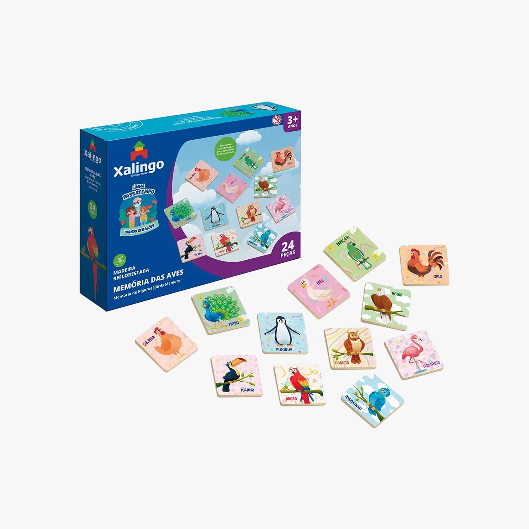 Jogo Infantil Memória das Aves