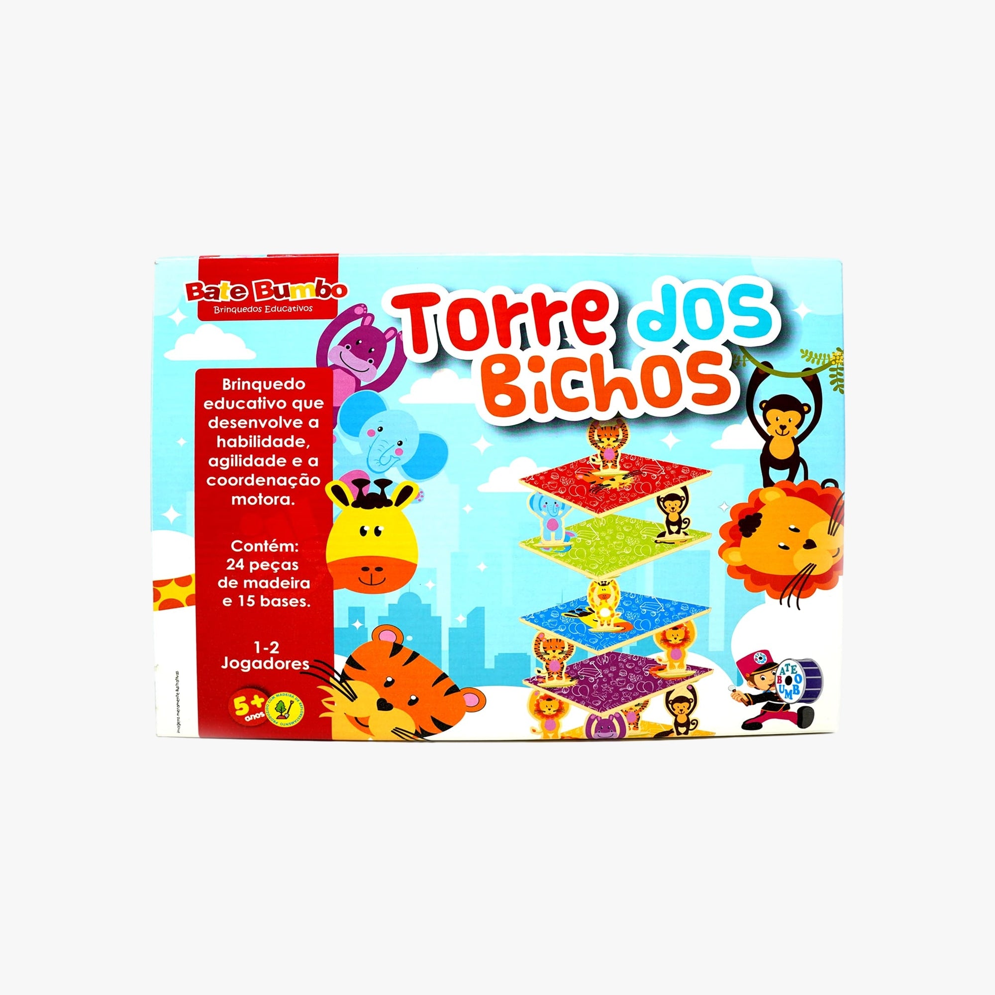Brinquedo Educativo Torre dos Bichos