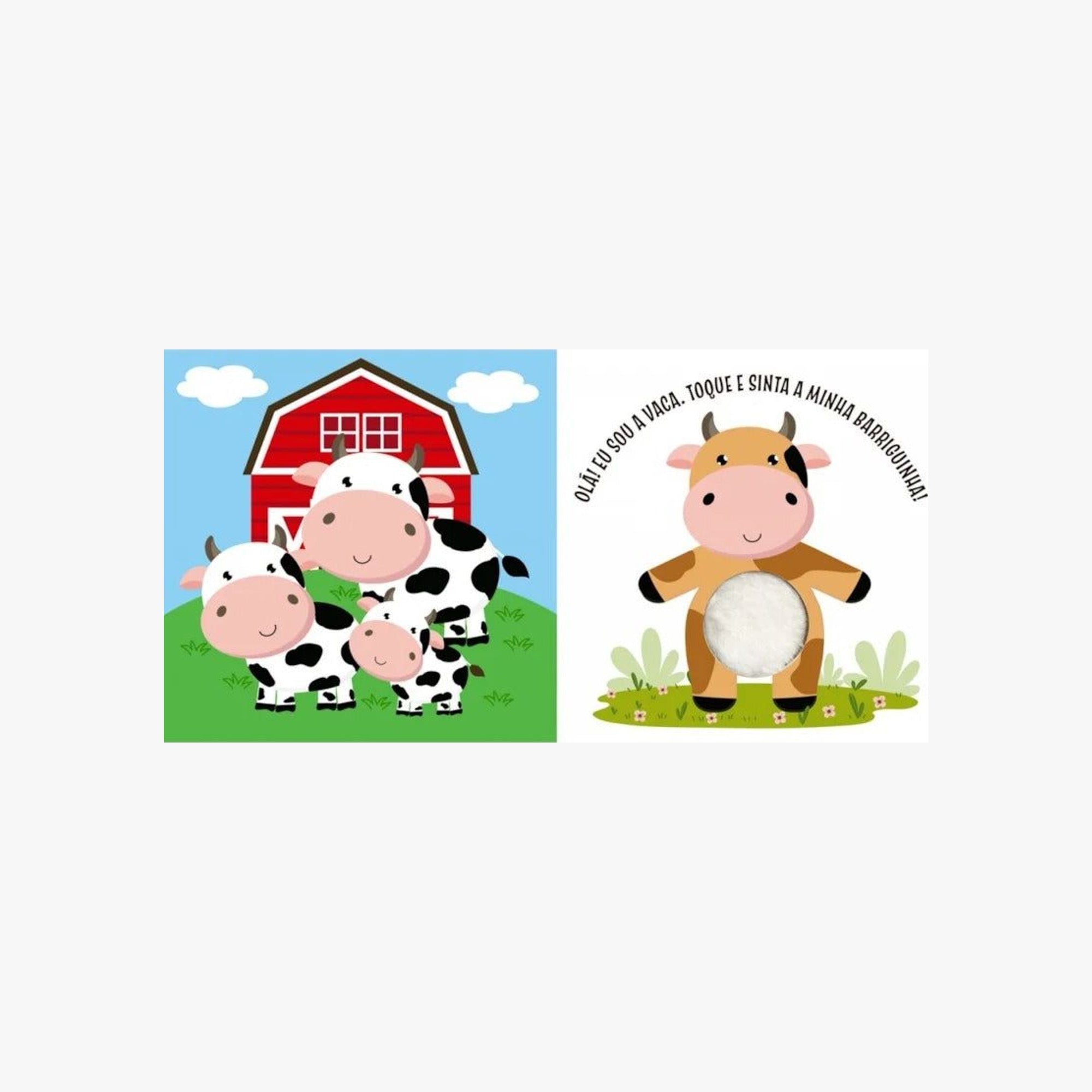 Livro Sensorial Brincando na Fazenda