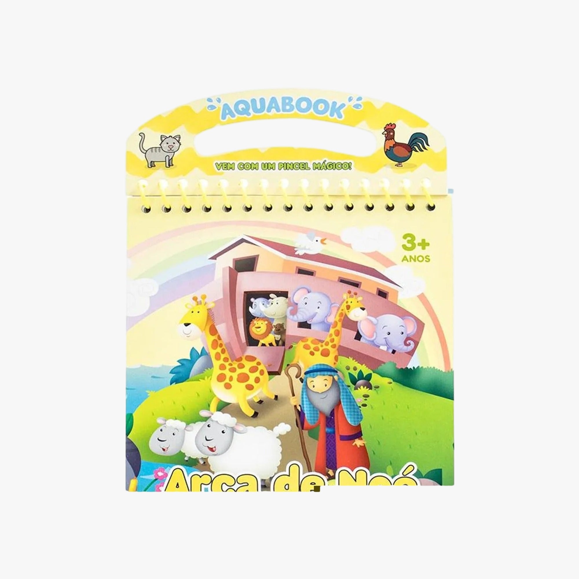 Livro Infantil Aquabook Com Atividade Arca de Nóe
