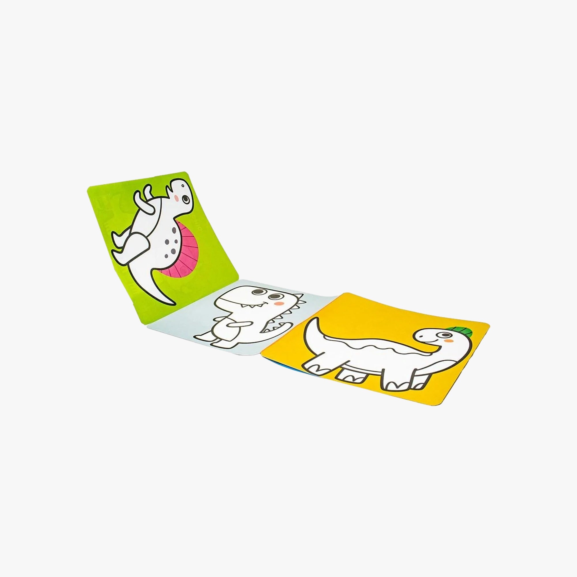 Livro-Sanfona Para Colorir Dinossauros