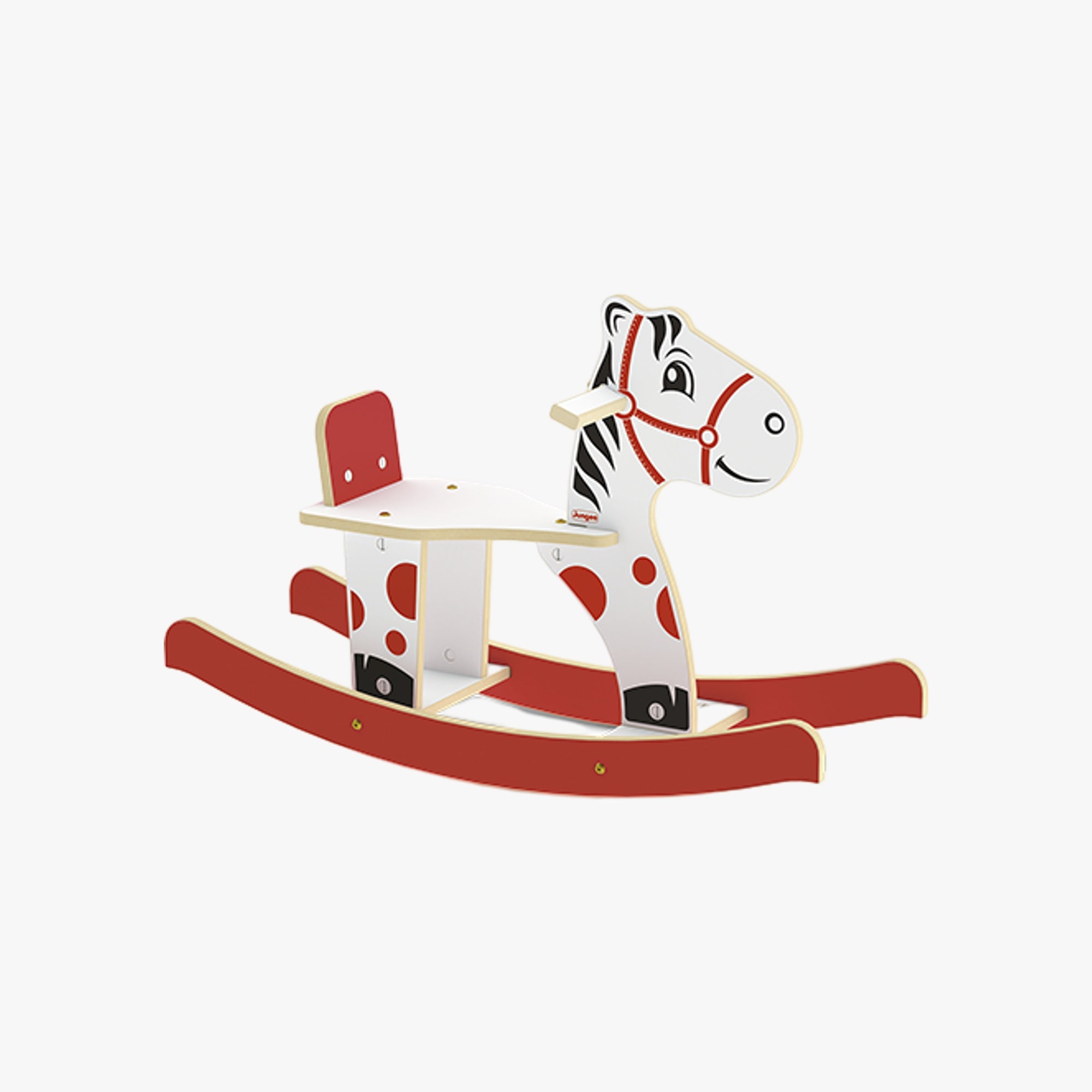 Gangorra Infantil Cavalinho Vermelho