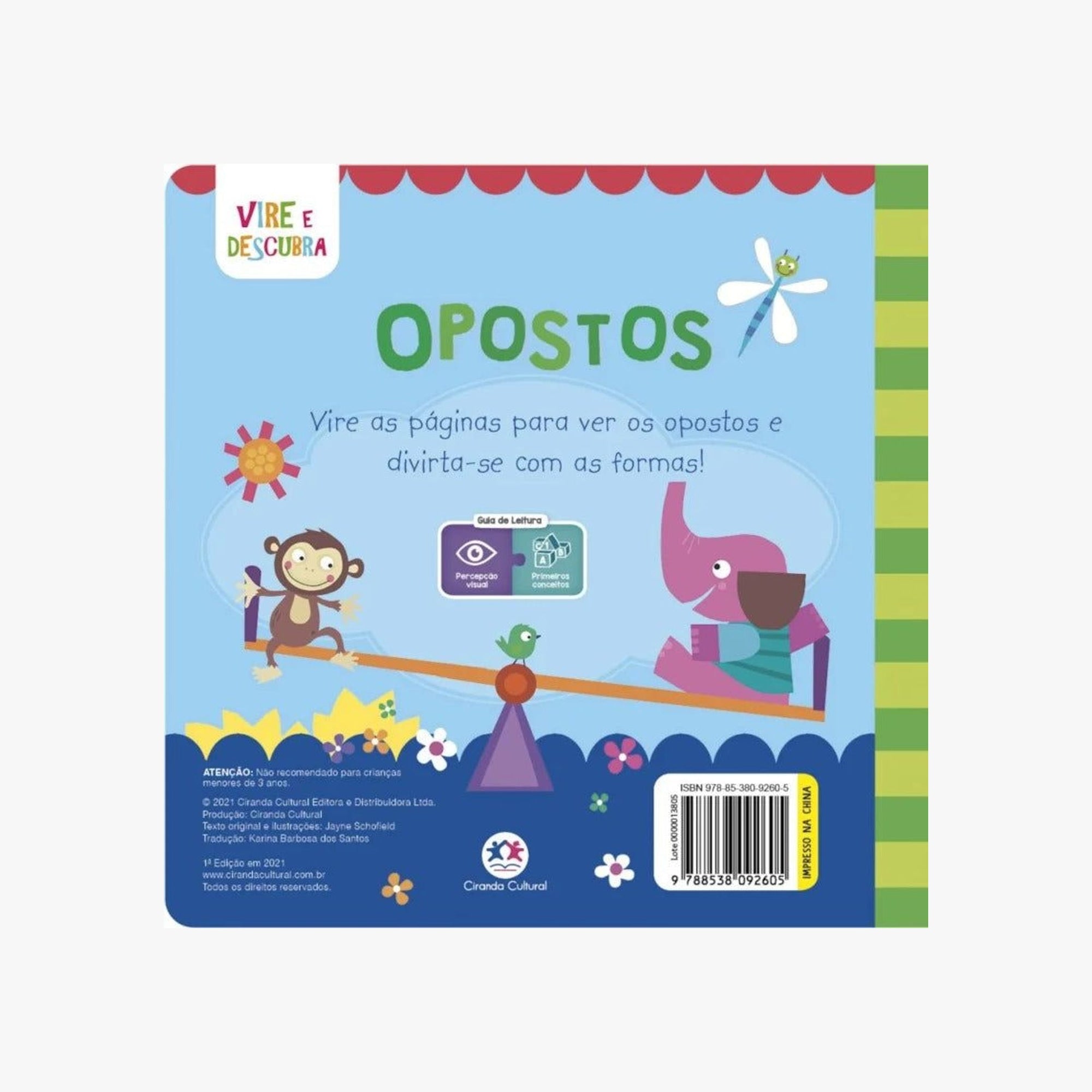 Livro Vire e Descubra Opostos