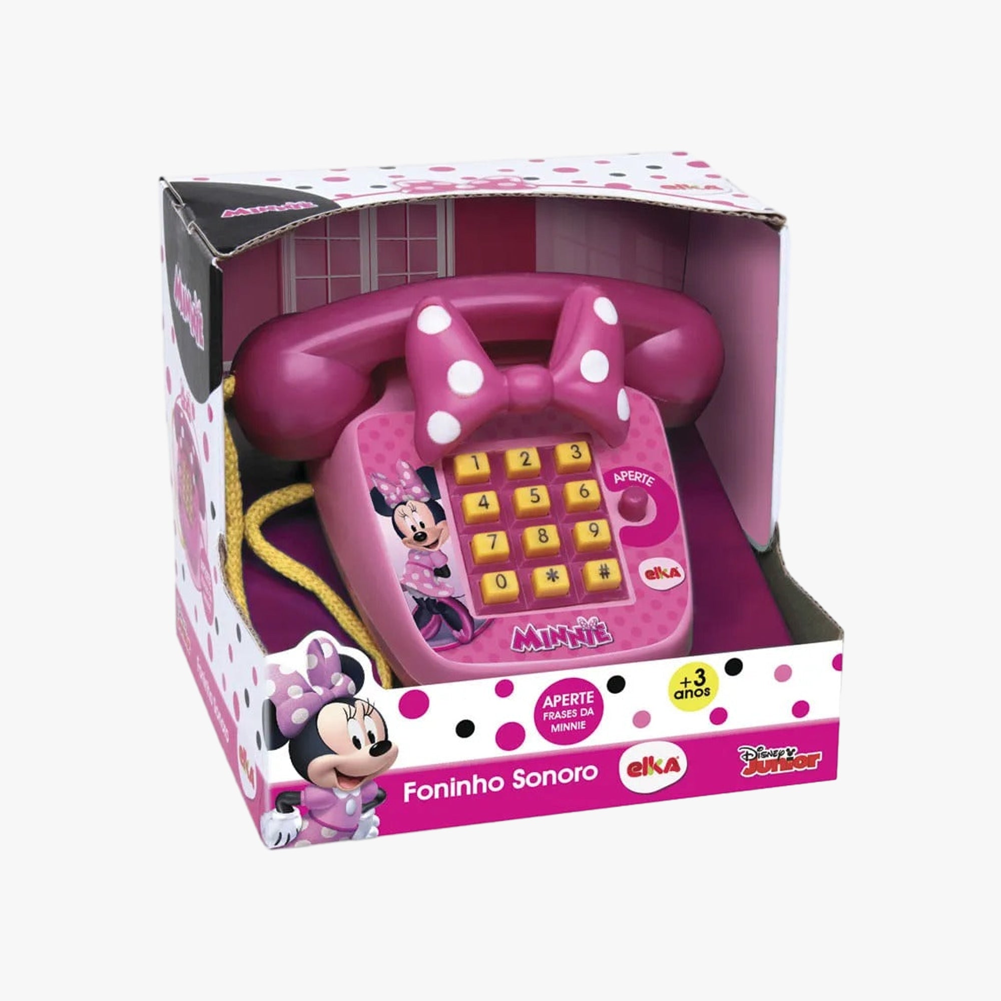 Brinquedo Musical Telefone Sonoro Minnie