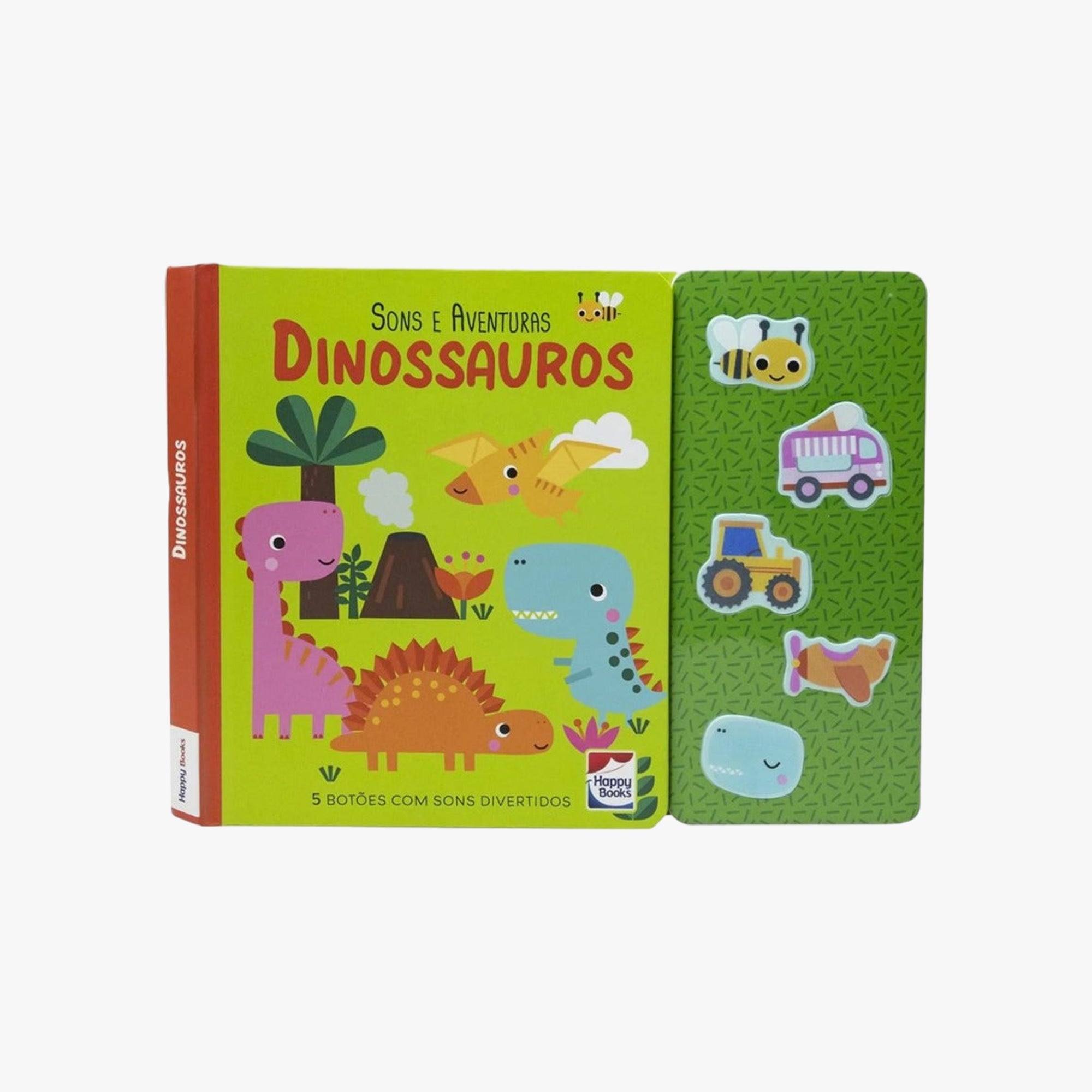 Livro Sonoro e Aventuras Dinossauros