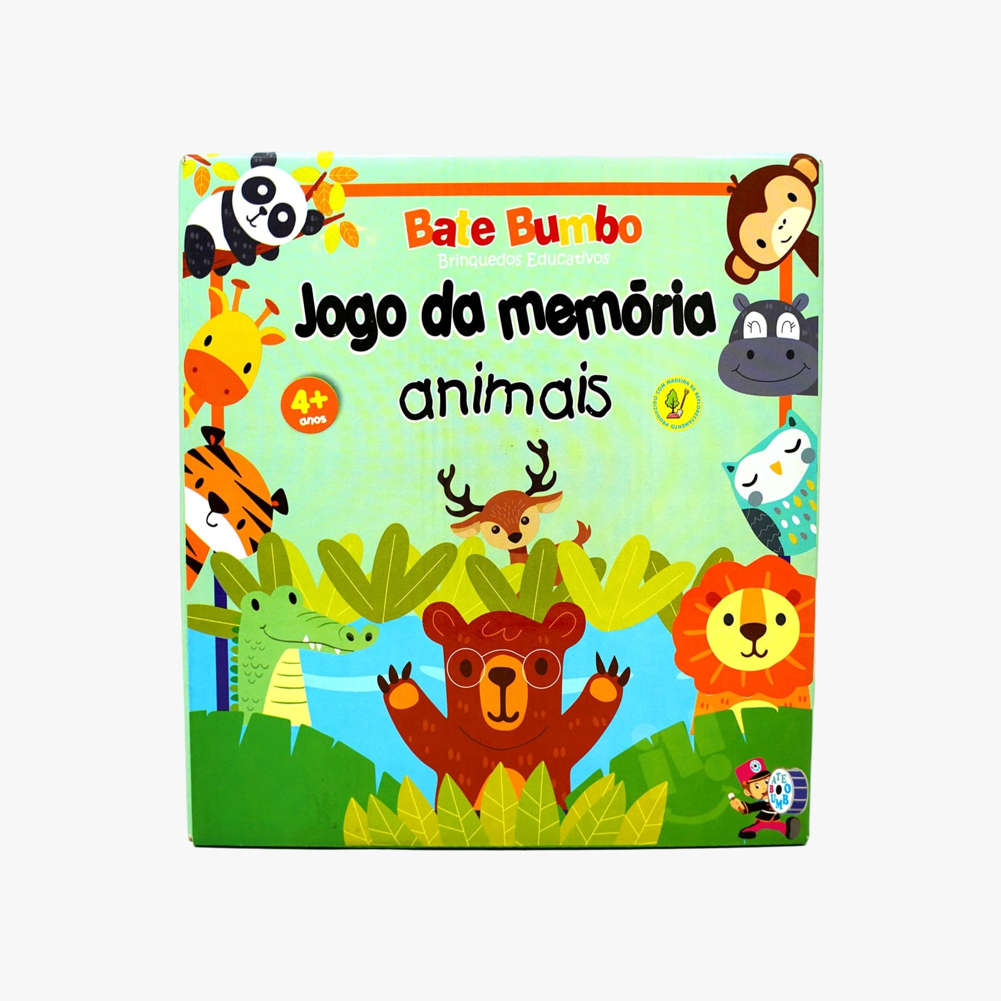 Jogo da Memória Animais da Floresta